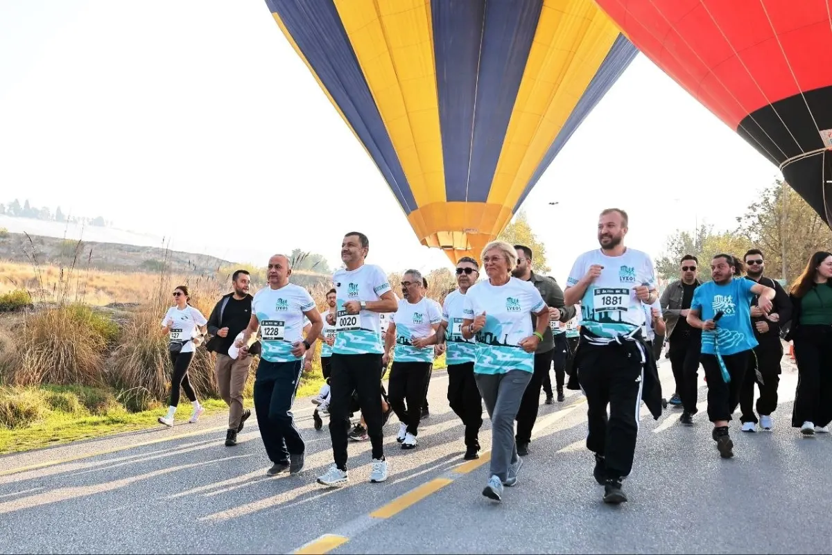 Pamukkale'de 20 bin kişinin katıldığı Lykos Yarı Maratonu rekorla tamamlandı 2