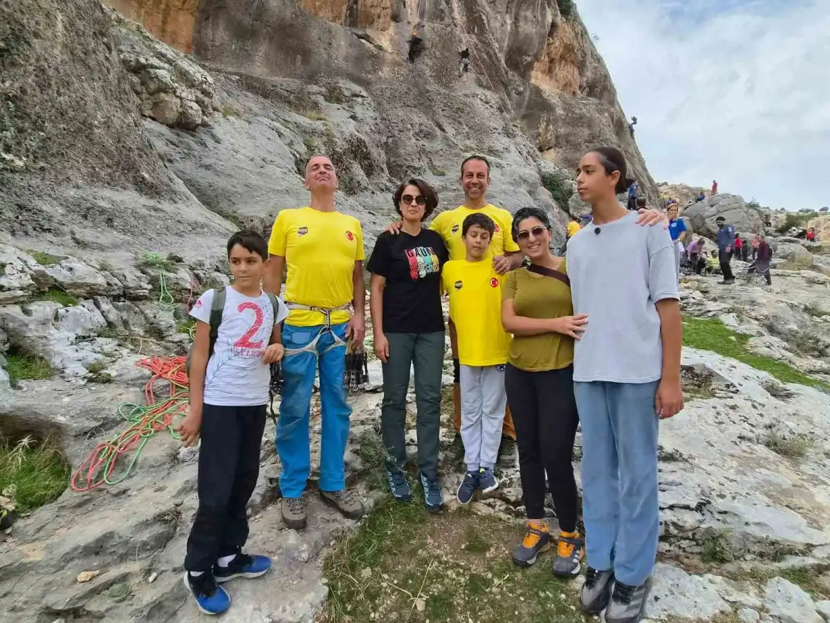 Köklüce Kanyonu'nda tırmanış festivali: Yerli ve yabancı bini aşkın sporsever bir araya geldi 3