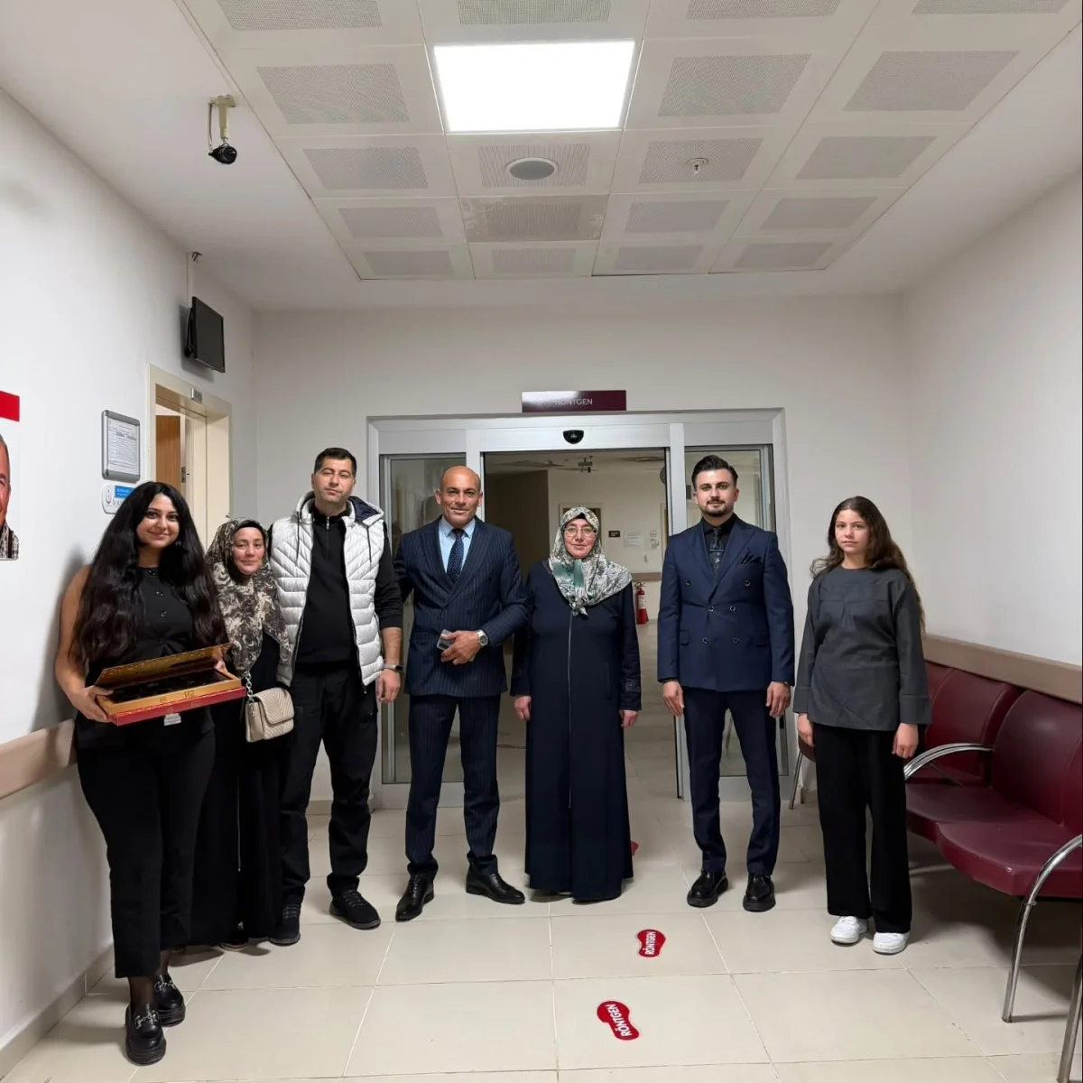 Tercan'da Hasta Hakları Günü kapsamında hastanede tedavi gören hastalar ziyaret edildi 1