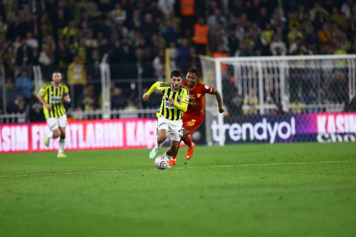 Trendyol Süper Lig'de Fenerbahçe, Göztepe karşısında ilk yarıyı önde tamamladı 1