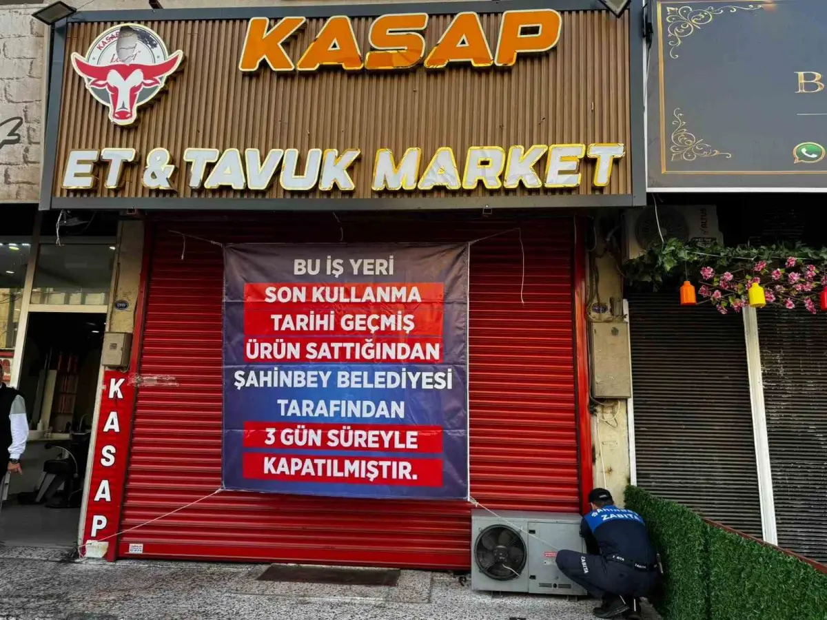 Şahinbey'de tarihi geçmiş ciğer satan işletmeye 3 gün kapatma cezası 2
