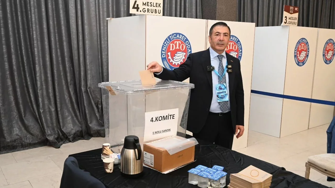 DENİZLİ TİCARET ODASINDA (DTO) GERÇEKLEŞEN SEÇİMLERDE GÜVEN TAZELEYEN DTO YÖNETİM KURULU BAŞKANI...
