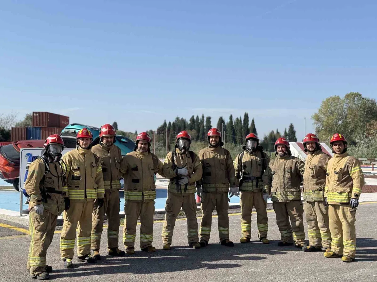 Sakarya'da sanayi kuruluşlarına yönelik yangın eğitimi 4