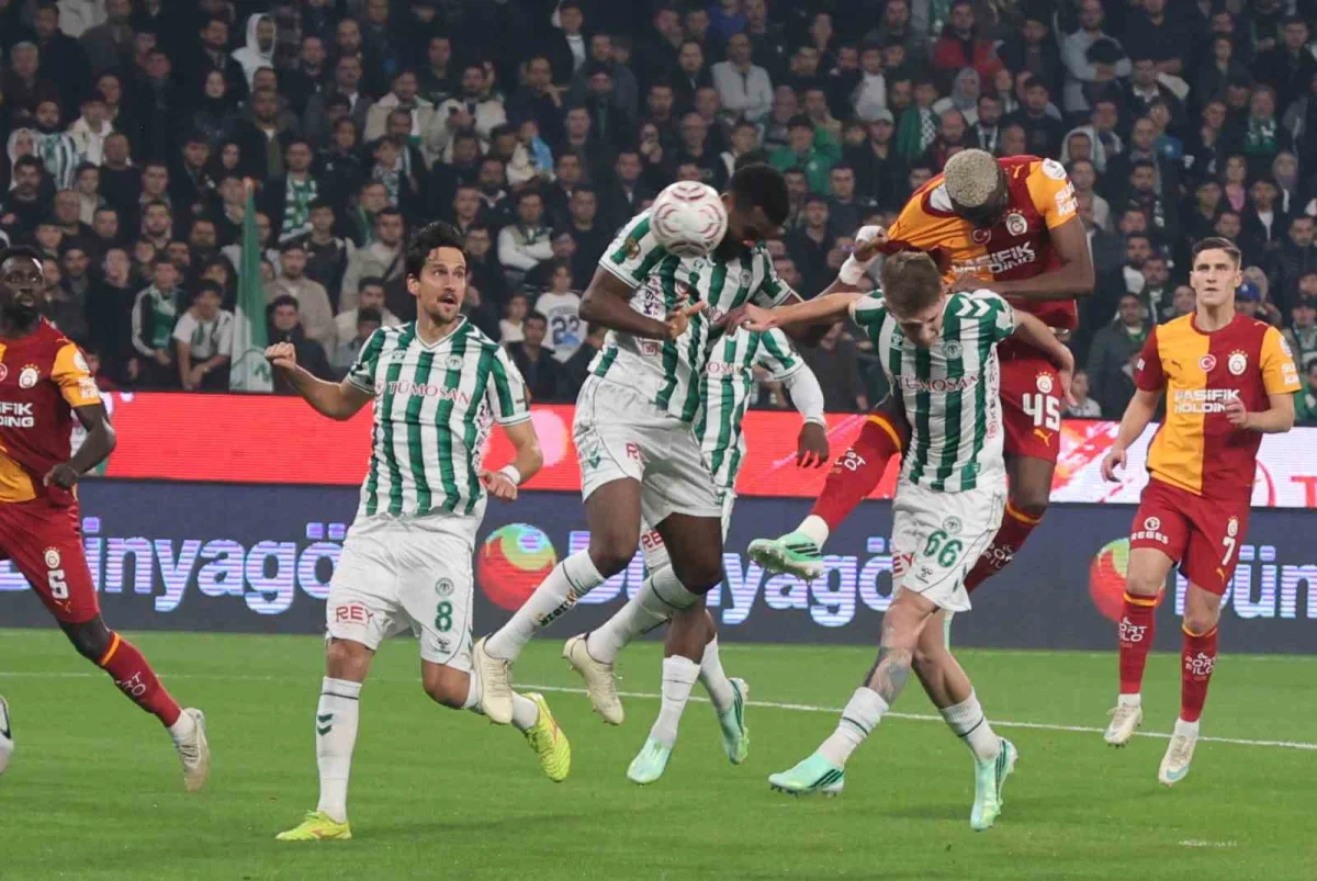 Trendyol Süper Lig'de Konyaspor ile Galatasaray karşılaşıyor 1