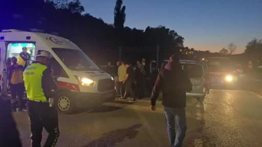 Zonguldak’ta iki aracın çarpıştığı kazada 6 kişi yaralandı