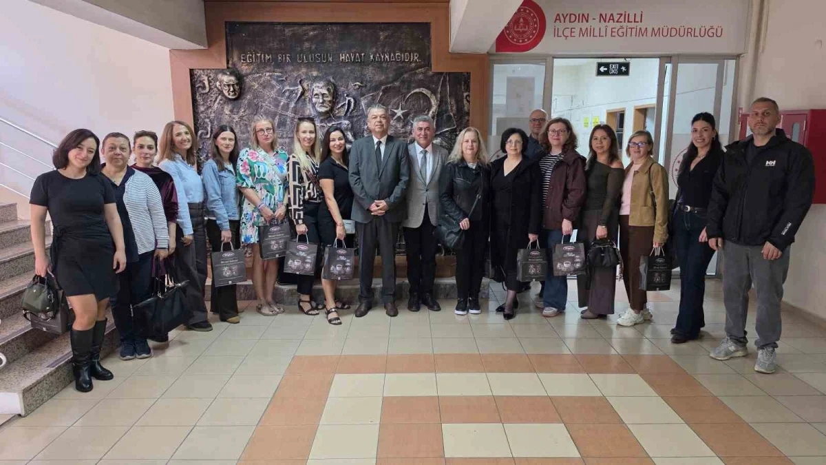 Avrupalı eğitimcilerden Nazilli İlçe Milli Eğitim Müdürü Güner'e ziyaret 1