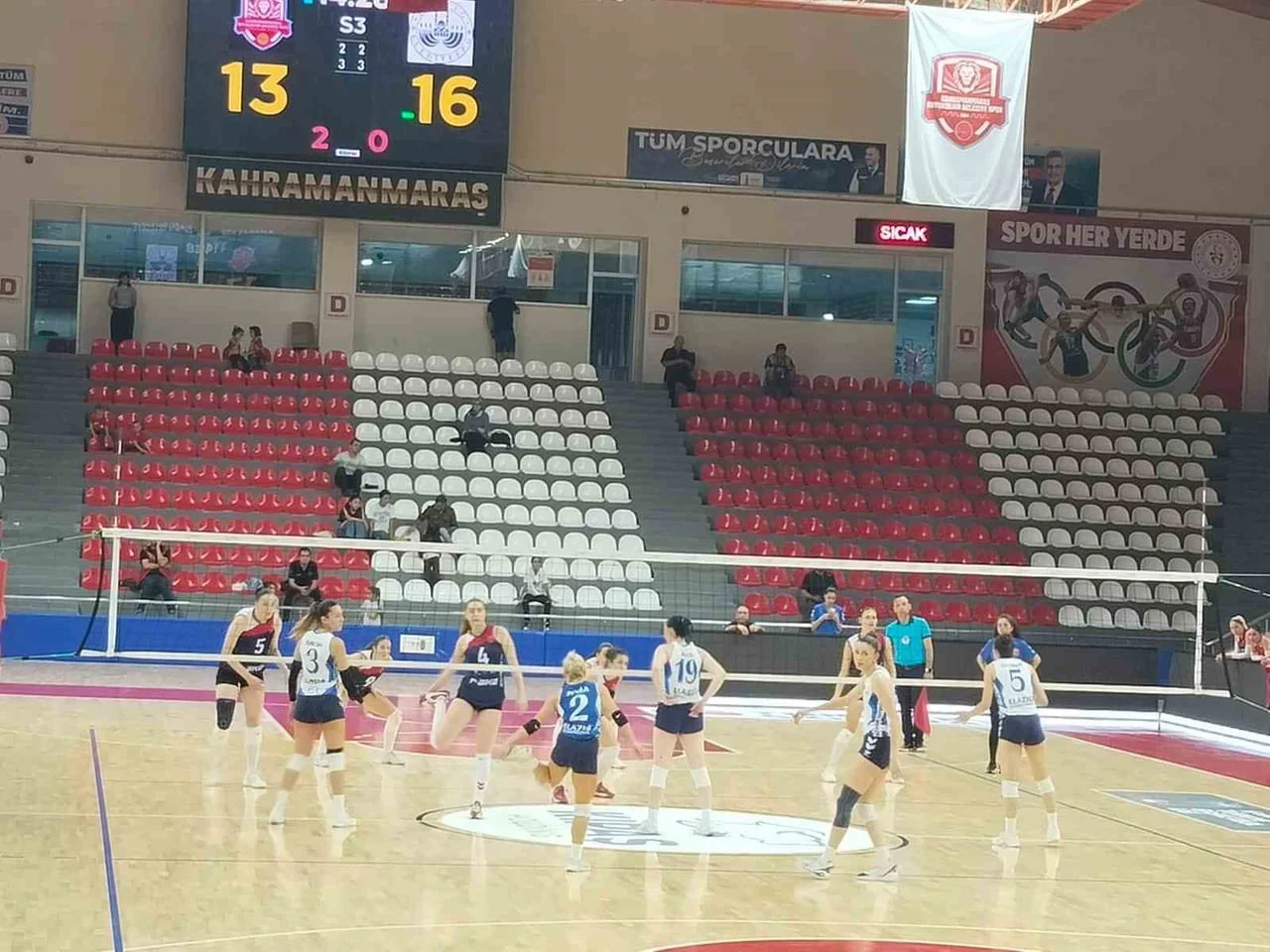 TÜRKİYE VOLEYBOL FEDERASYONU (TVF) KADINLAR 2. LİG 15. GRUP’TA MÜCADELE EDEN KAHRAMANMARAŞ...