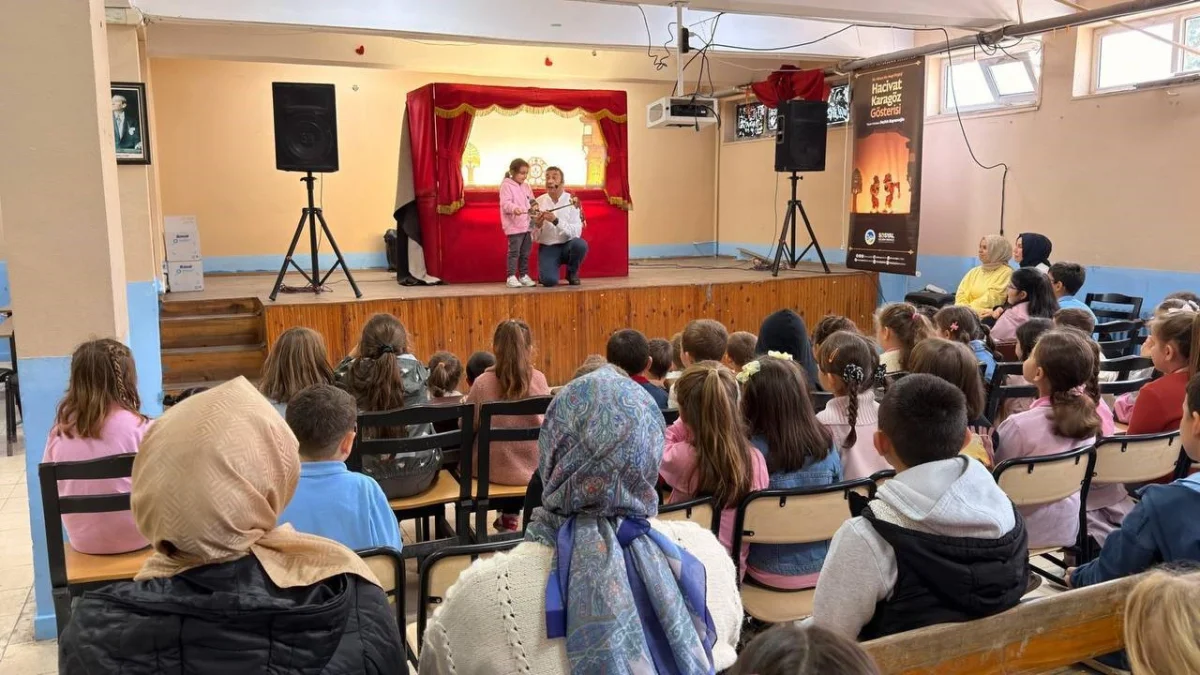 Sakarya'da köy okulu öğrencileri geleneksel gölge oyunuyla buluştu 4
