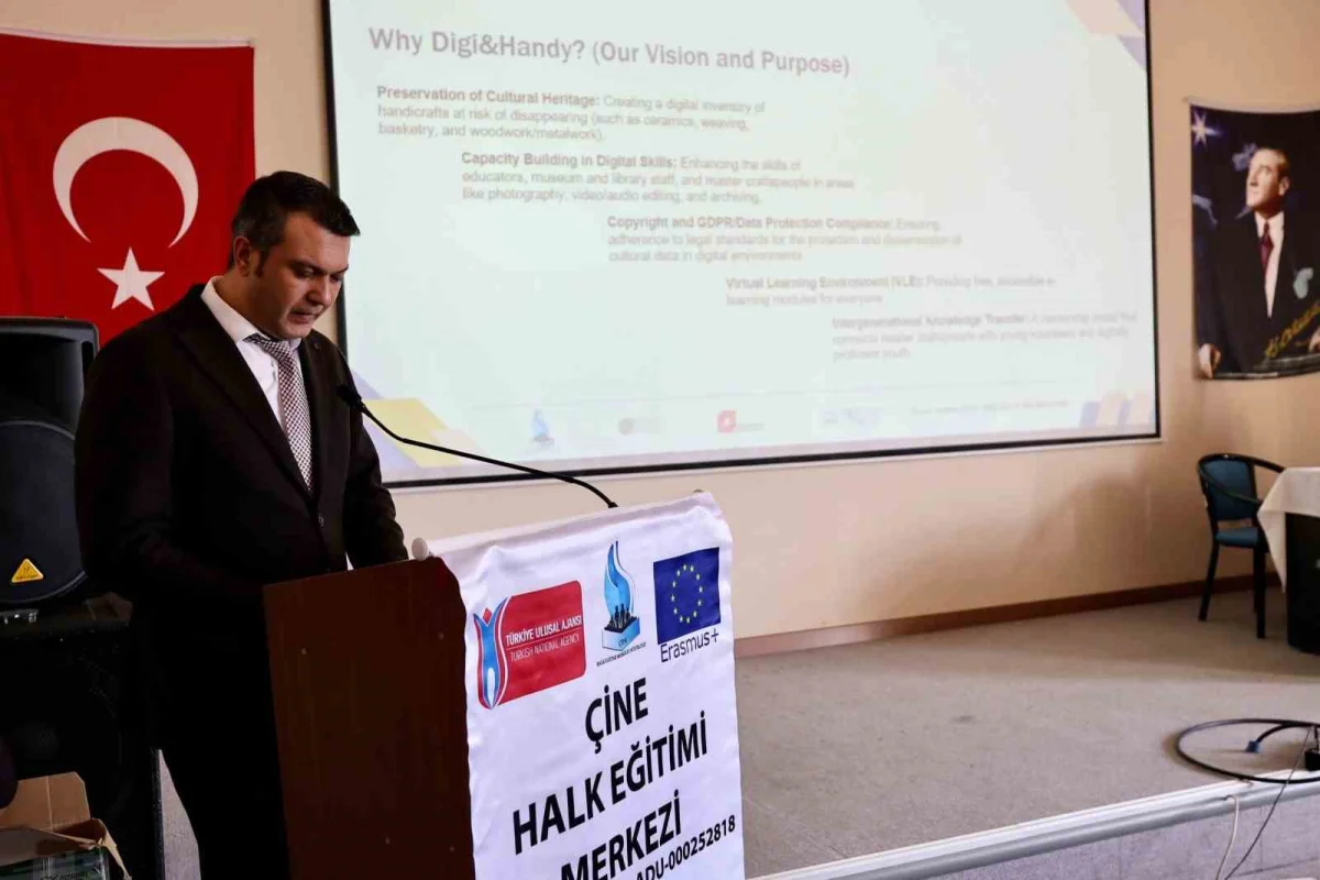 Çine'de unutulmaya yüz tutan el sanatları dijital ortama taşınıyor 5
