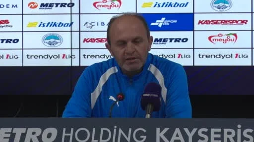 Manisa FK Teknik Sorumlusu Selman Çoşkun, Kayserispor maçının ardından yaptığı açıklamada...
