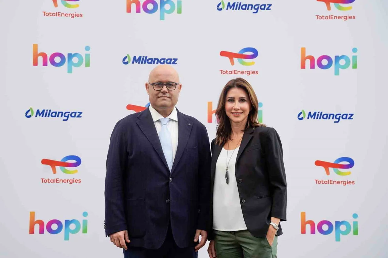 (SOLDAN SAĞA) GÜZELENERJİ VE MİLANGAZ GENEL MÜDÜRÜ ERDAL YAVUZ, HOPİ CEO’SU ELİF ATEŞOK...