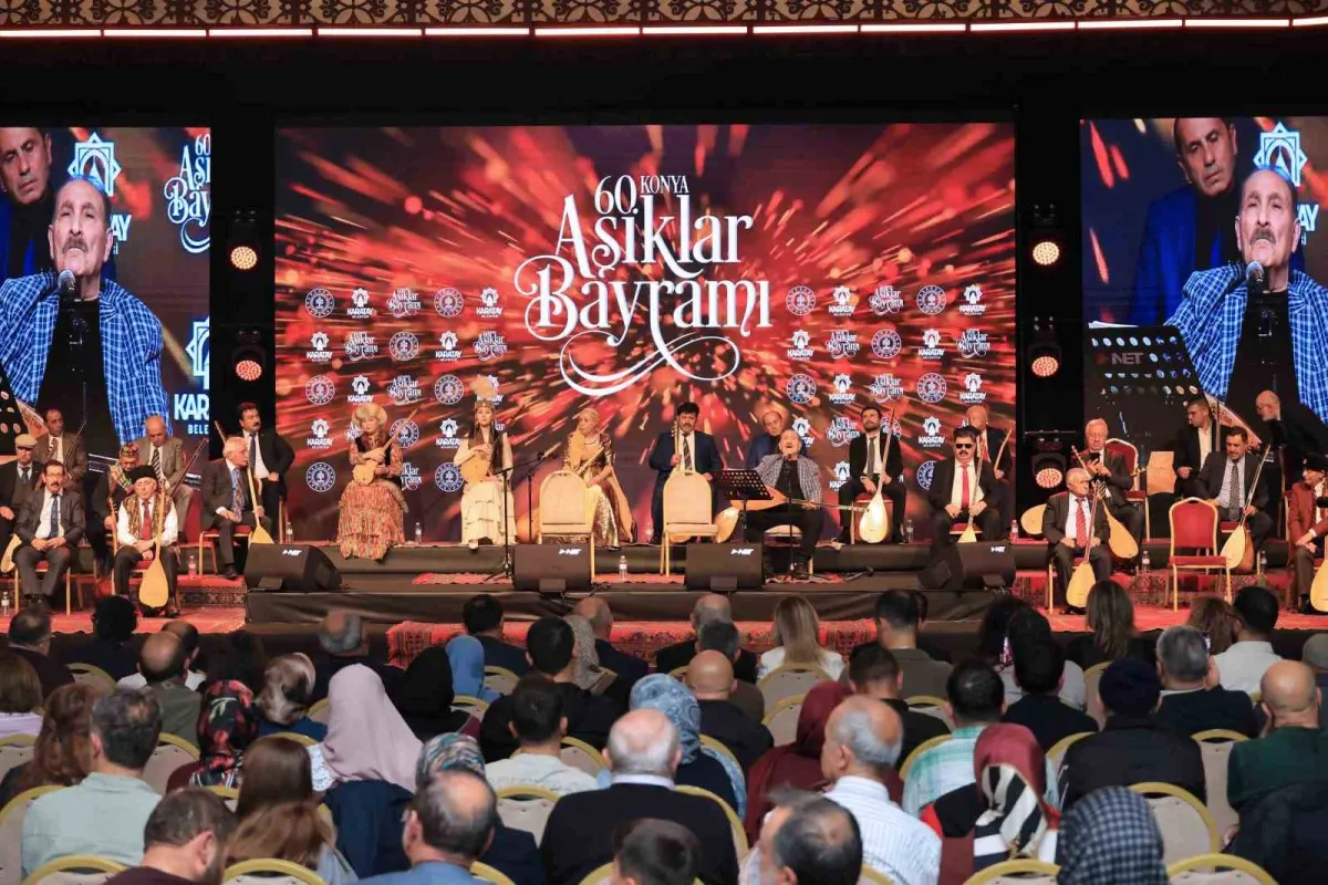 60. Konya Aşıklar Bayramı'nda 5 ülkeden 60 ozan buluştu 5