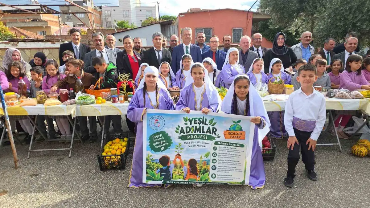 Aydın'da ilkokul öğrencileri ekolojik pazar kurarak harçlıklarını kazandı 2