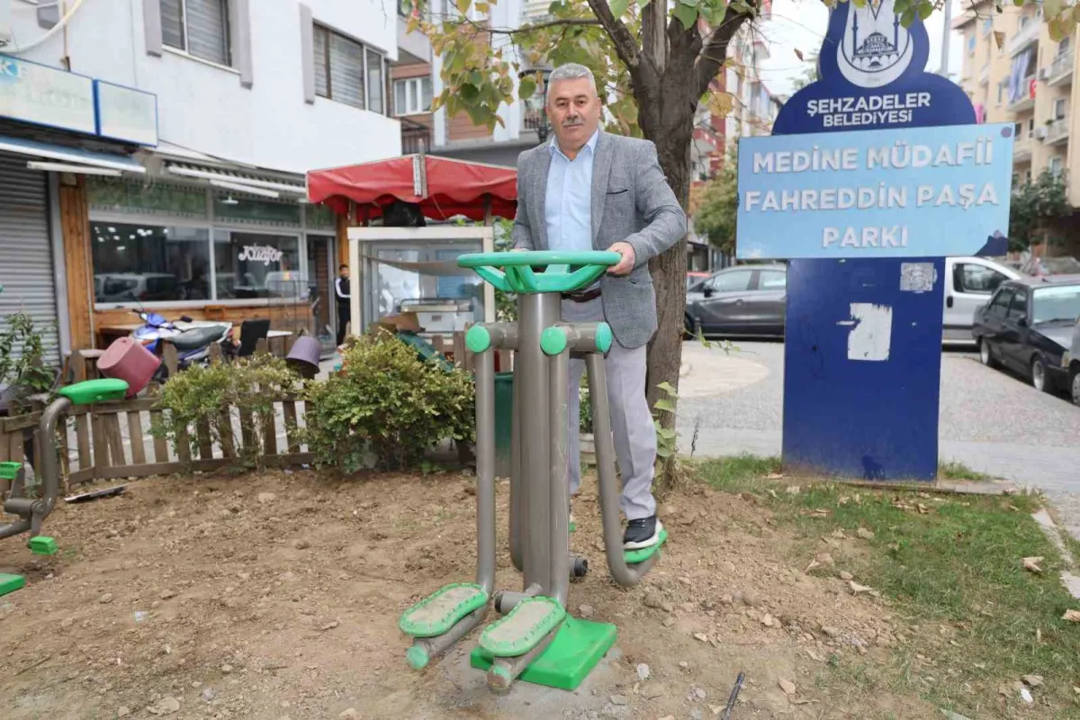 Şehzadeler'de vatandaşların spor aleti talebi belediye tarafından karşılandı 3