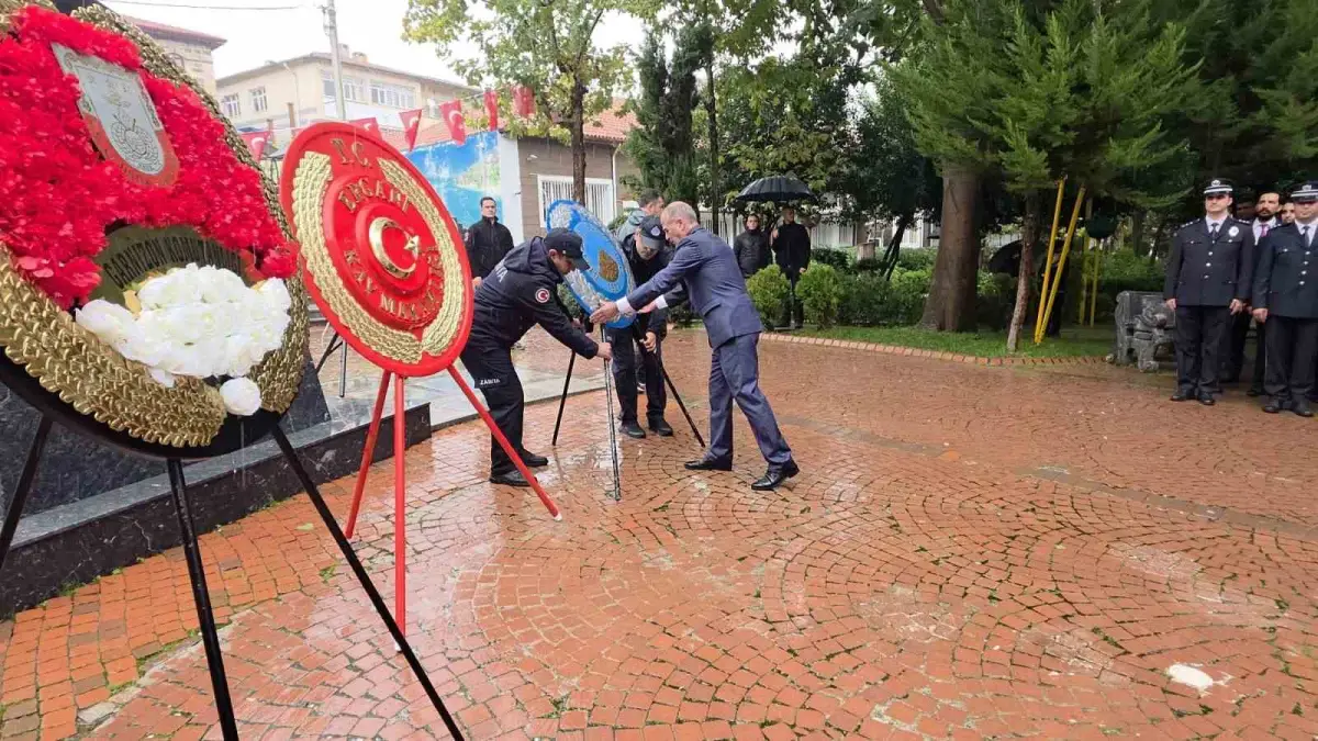 Ergani'de 29 Ekim Cumhuriyet Bayramı töreni yağmur altında yapıldı 4