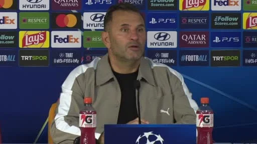 Galatasaray Teknik Direktörü Okan Buruk, Barcelona maçının belli dakikalarında iyi işler...